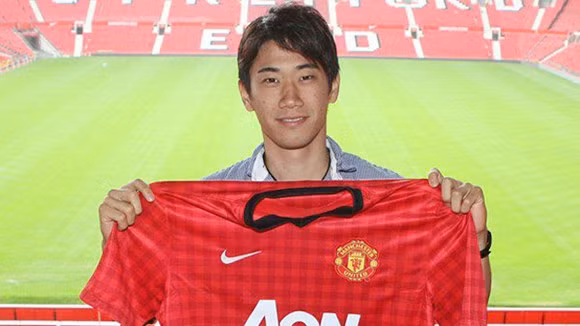 Tiền vệ Shinji Kagawa đã tới sân Old Trafford- Ảnh Getty