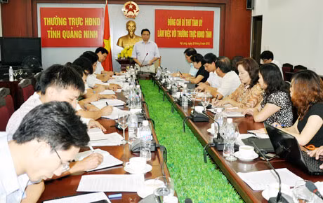 Đồng chí Bí thư Tỉnh ủy kết luận tại cuộc làm việc