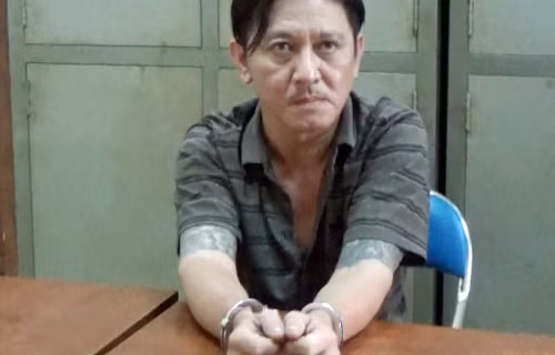 Cơ tại cơ quan điều tra. Ảnh: C.A