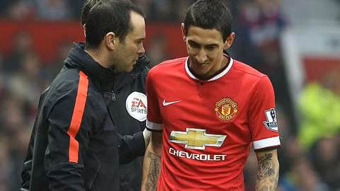 Chấn thương và những sai lầm của HLV Van Gaal đã khiến Di Maria sa sút tại M.U