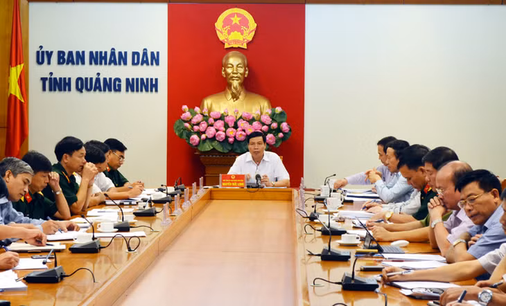 Chủ tịch UBND tỉnh Nguyễn Đức Long yêu cầu tiếp tục tăng cường các biện pháp ứng phó với mưa lụt.