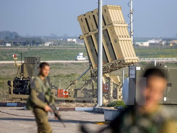 Khẩu đội tên lửa Vòm Sắt của Israel. (Nguồn: AFP/TTXVN)