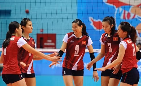 Đội tuyển bóng chuyền Việt Nam (ảnh: VTV)