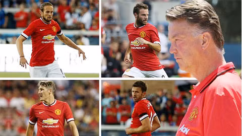 Van Gaal đang có trong tay rất nhiều sự lựa chọn ở tuyến giữa