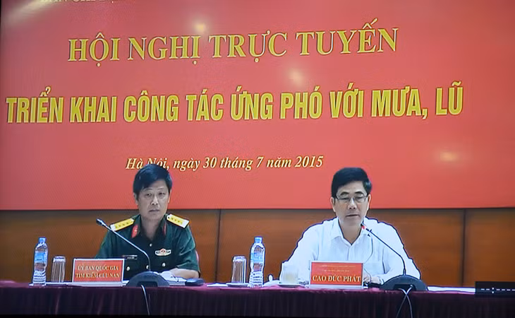 đồng chí Cao Đức Phát, Bộ Trưởng Bộ Nông nghiệp và Phát triển Nông thôn, Trưởng BCĐ T.Ư về Phòng, chống thiên tai 