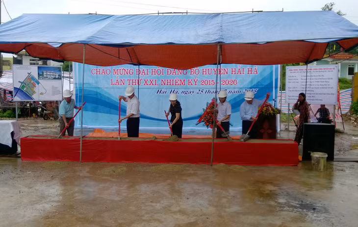 Khởi công xây dựng Trung tâm Hành chính công huyện Hải Hà.