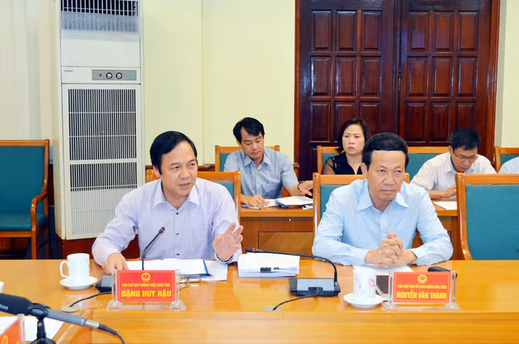 Đồng chí Đặng Huy Hậu, Phó Chủ tịch Thường trực UBND tỉnh