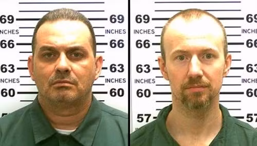 Richard Matt (trái) và David Sweat. Ảnh NYTimes