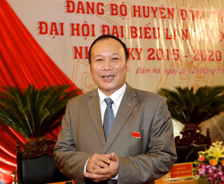 Đồng chí Nguyễn Hoài Sơn, Bí thư Huyện ủy Đầm Hà.