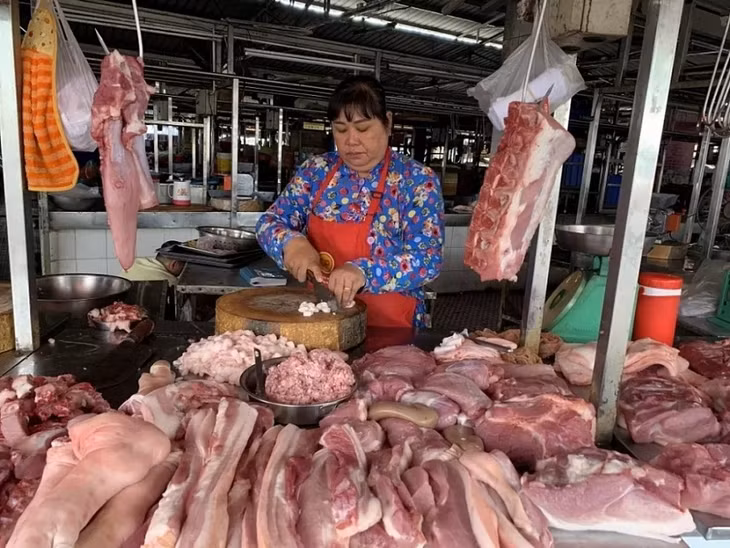 Giá thịt lợn ở mức cao là một trong những nguyên nhân khiến CPI tăng
