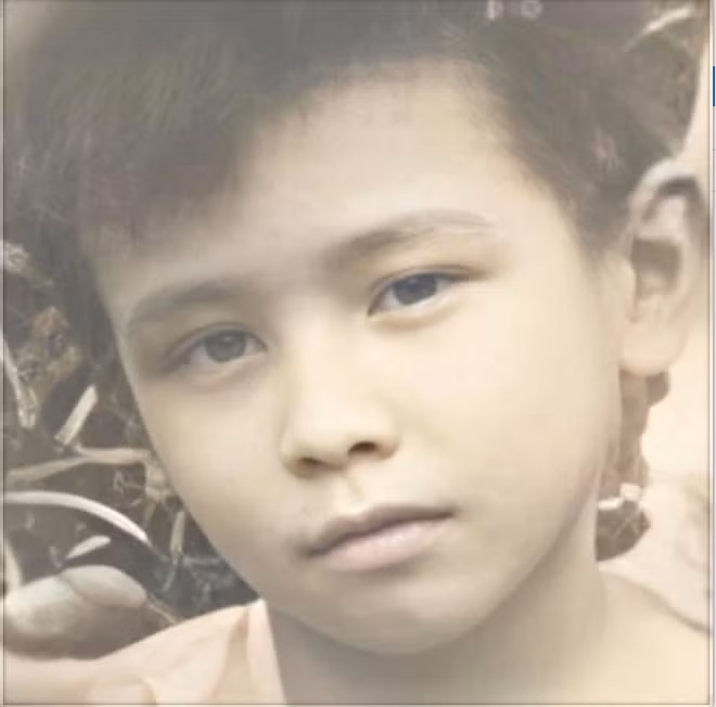Hình ảnh Đan Trường lúc 6 tuổi.
