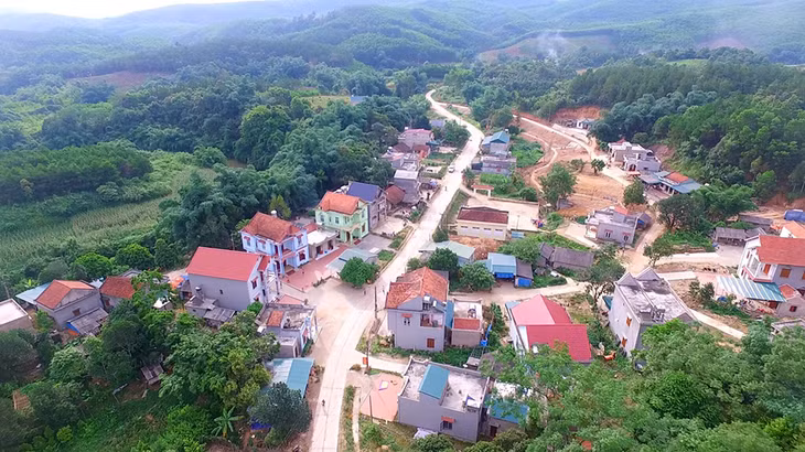 Diện mạo mới thôn Đồng Đông, xã Minh Cầm - thôn NTM của huyện Ba Chẽ. 