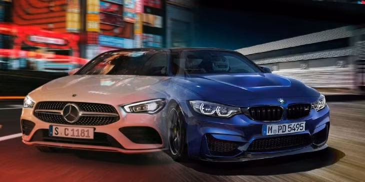 Kế hoạch phát triển xe tự lái của hai hãng BMW và Mercedes phải tạm gác lại. Ảnh: TechCrunch.