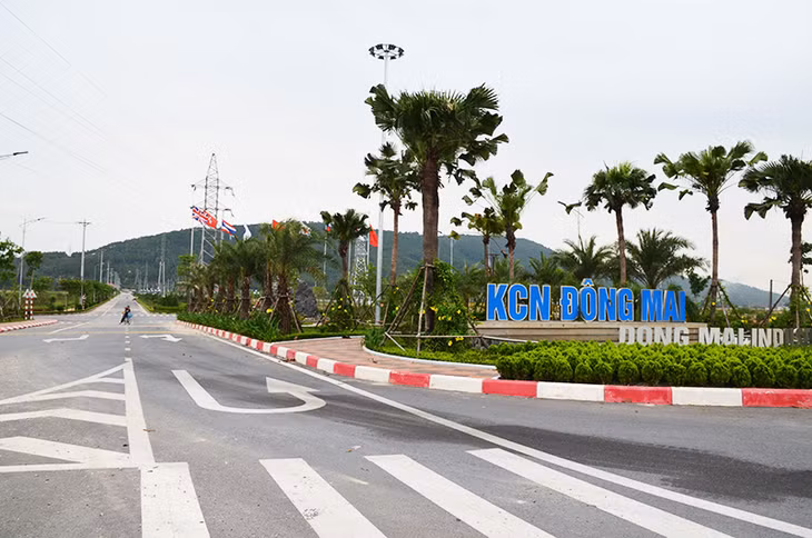 Khu công nghiệp Đông Mai đang được nhà đầu tư hoàn thiện. 