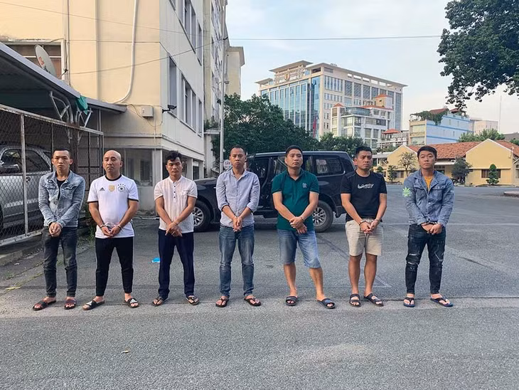Các đối tượng trong vụ bắt cóc, cưỡng đoạt 35 tỷ. (Ảnh: Công an cung cấp)