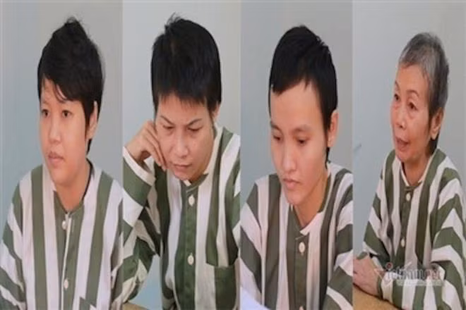 4 bị cáo bị đưa ra xét xử. (Ảnh: Vietnamnet)
