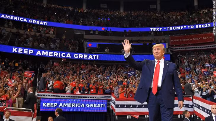 Tổng thống Mỹ Donald Trump. Ảnh: CNN