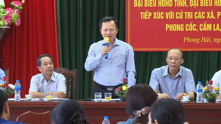 Phó Chủ tịch UBND tỉnh trả lời, giải đáp một số kiến nghị của cử tri