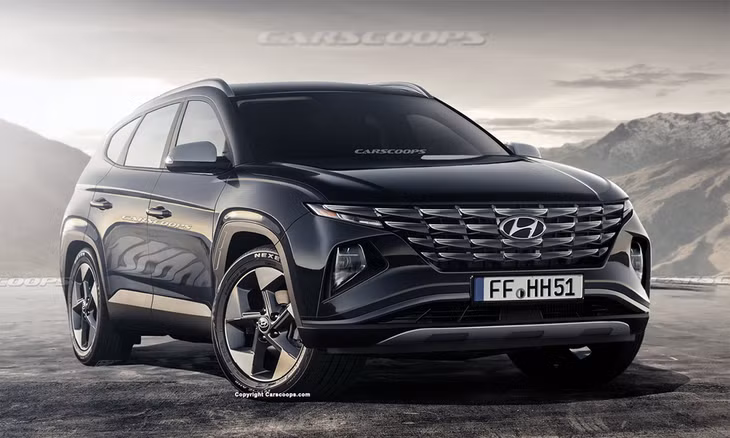Tucson thế hệ mới theo hình dung của trang Carscoops.