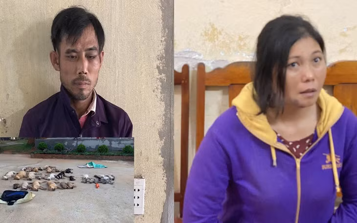 2 đối tượng tại cơ quan công an