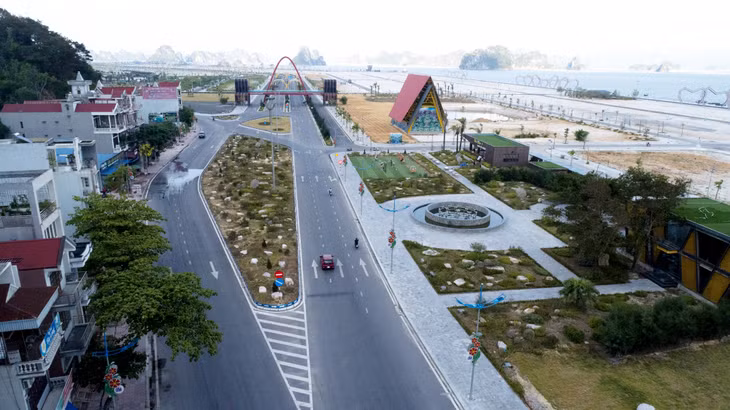 Diện mạo đô thị Vân Đồn sau 5 năm đã thay đổi rõ rệt.