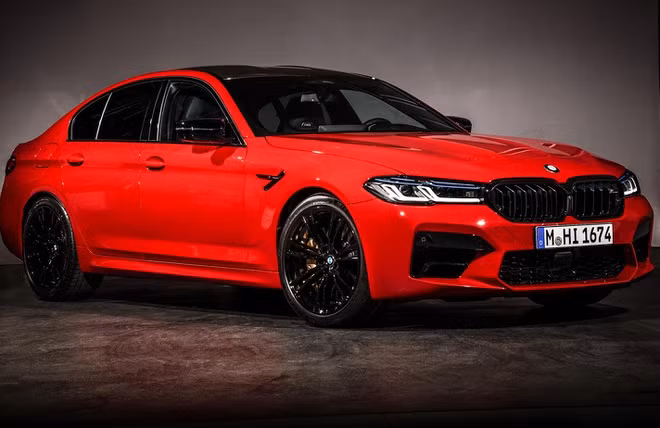 BMW M5 CS 2021 mạnh hơn BMW M5 Competition (ảnh).