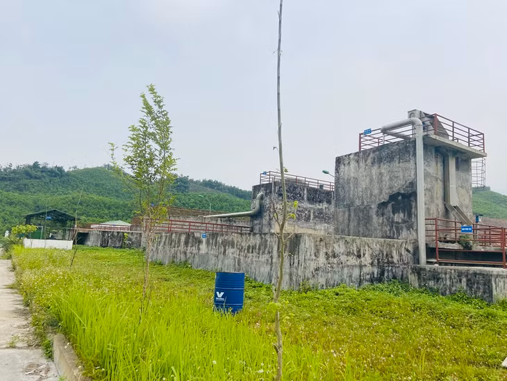 Trạm xử lý nước thải tập trung ở CCN Nam Sơn.