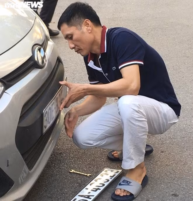 Biển số xe nghi phạm dùng khi gây án là biển giả.