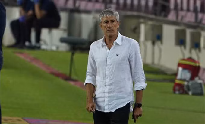 Setien chờ Real sảy chân giai đoạn tới. Ảnh: La Liga.