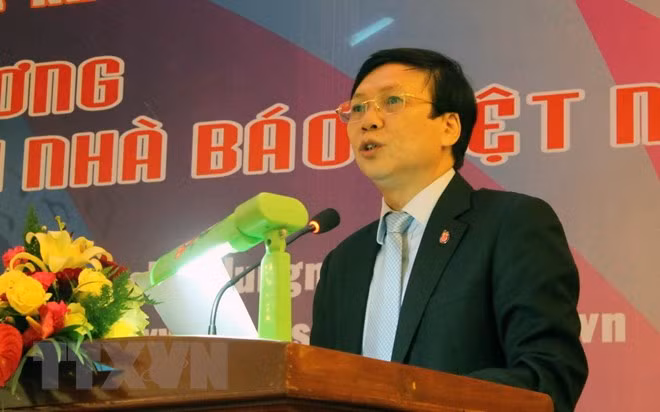 Phó Chủ tịch thường trực Hội Nhà báo Việt Nam Hồ Quang Lợi. Ảnh: Phạm Kha/TTXVN