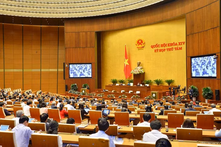 Quốc hội họp tại Hội trường.