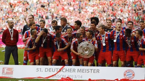 Bayern lại thêm một lần vô địch, chứng tỏ sự trật tự của Bundesliga