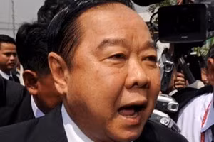 Cựu Bộ trưởng Quốc phòng, Tướng Prawit Wongsuwan. (Nguồn: news.voicetv.co.th)