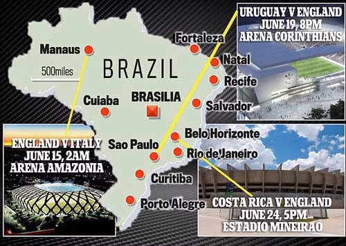Khí hậu Brazil khác hẳn nhau giữa các vùng miền