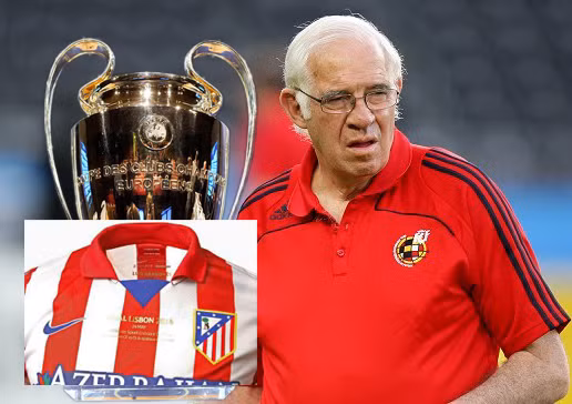 Cố HLV Luis Aragones, người đã ghi bàn trong trận CK Champions League cách đây 40 năm