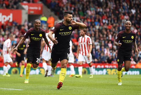 Pep Guardiola lên tiếng chê Aguero vì quá lười. (Ảnh: Getty)