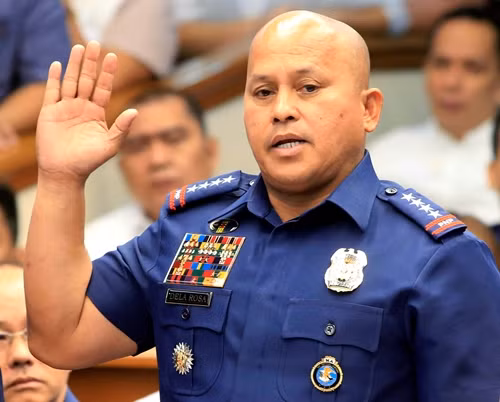Cảnh sát trưởng quốc gia Philippines Ronald dela Rosa. Ảnh: Reuters.