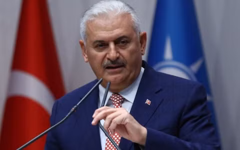 Thủ tướng Thổ Nhĩ Kỳ Binali Yildirim. Ảnh: AP