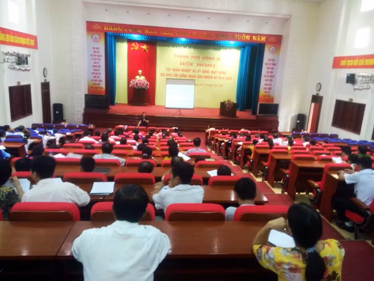 Quang cảnh buổi tập huấn.