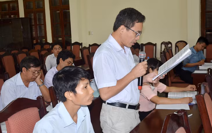Đại diện Trung tâm Chẩn đoán thú y Trung ương phát biểu ý kiến tại hội thảo