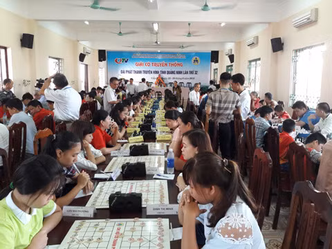 Giải đấu đã thu hút đông đảo VĐV về tham gia tranh tài 
