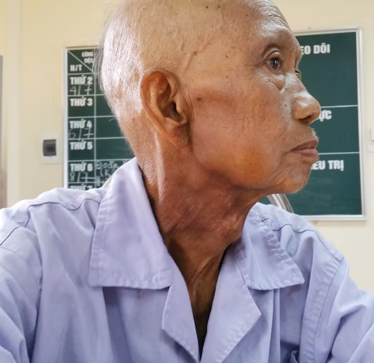 Ông Tuấn trước khi ra viện.