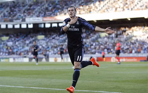 Bale đủ sức "gánh" Real trong khi Ronaldo nghỉ thi đấu. Ảnh: Reuters