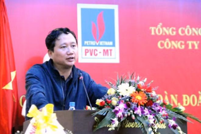 Ông Trịnh Xuân Thanh thời là Chủ tịch HĐQT Tổng Cty cổ phần Xây lắp dầu khí Việt Nam (PVC).