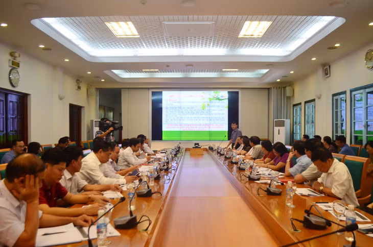 Quang cảnh buổi làm việc.