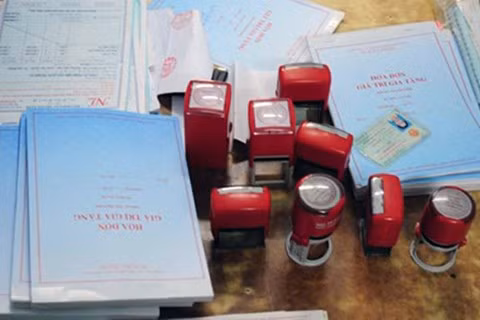Tang vật vụ án bị thu giữ.