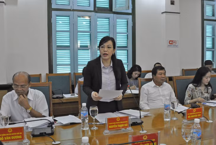 Đồng chí Nguyễn Thanh Hải, Trưởng Ban Dân nguyện của Ủy ban Thường vụ Quốc hội kết luận sau buổi làm việc