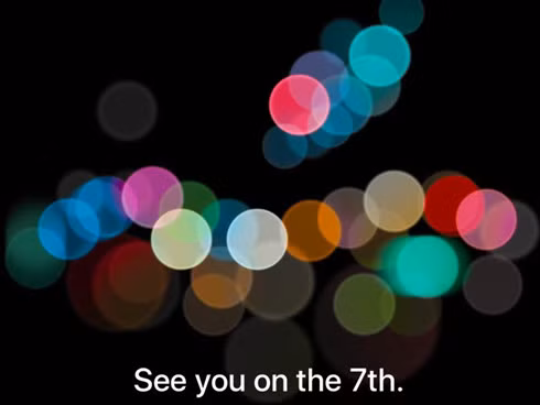 Thư mời đơn giản của Apple với dòng chữ: "Hẹn gặp vào ngày 7/9".