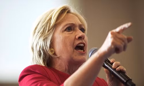 Ứng viên tổng thống đảng Dân chủ Hillary Clinton. Ảnh: Reuters