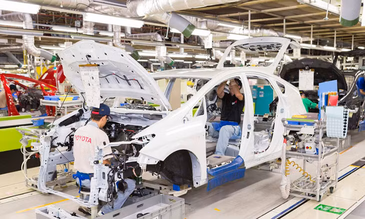 Một nhà máy của Toyota ở Nhật. Ảnh: CNN